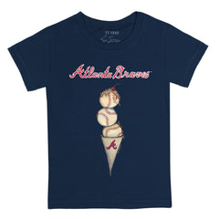 MLB Atlanta Braves Tiny Turnip Youth Triple Scoop T-Shirt