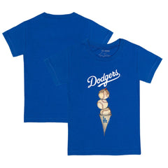 MLB Los Angeles Dodgers Tiny Turnip Youth Triple Scoop T-Shirt