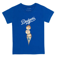 MLB Los Angeles Dodgers Tiny Turnip Youth Triple Scoop T-Shirt