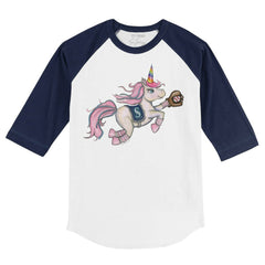MLB Seattle Mariners Tiny Turnip Youth Unicorn 3/4-Sleeve Raglan T-Shirt