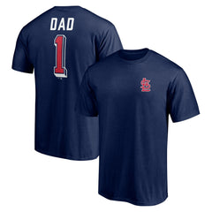 MLB St. Louis Cardinals Number One Dad T-Shirt