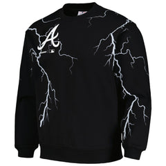MLB Atlanta Braves PLEASURES Lightning Crewneck Pullover Sweatshirt
