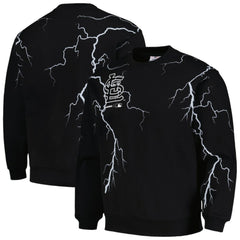 MLB St. Louis Cardinals PLEASURES Lightning Crewneck Pullover Sweatshirt