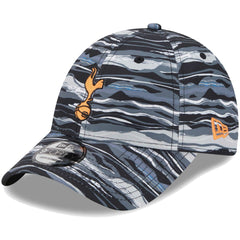 Tottenham Hotspur New Era Wave All Over Print 9FORTY Adjustable Hat - New Era Black