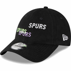 Tottenham Hotspur New Era Triple Wordmark 9FORTY Adjustable Hat - New Era Black