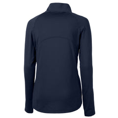 MLB Cleveland Guardians Cutter & Buck Women's Americana Logo Adapt Eco Knit Stretch Recycled Half-Zip Pullover Top