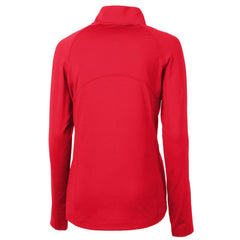 MLB Philadelphia Phillies Cutter & Buck Women's Americana Logo Adapt Eco Knit Stretch Recycled Half-Zip Pullover Top