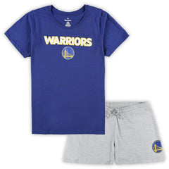 NBA Golden State Warriors Women's Plus Size T-Shirt & Shorts Combo Set sale