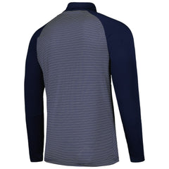 MLB Atlanta Braves Levelwear Charter Striped Raglan Quarter-Zip Top