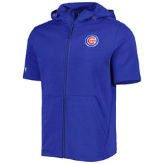 MLB Chicago Cubs Levelwear Recruit Full-Zip Short Sleeve Hoodie