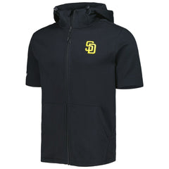 MLB San Diego Padres Levelwear Recruit Full-Zip Short Sleeve Hoodie