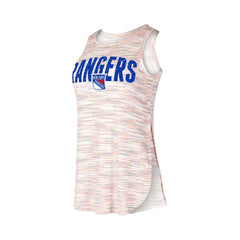NHL This item will ship within 1 business day. New York Rangers Concepts Sport Women's Sunray Multicolor Tri-Blend Tank Top