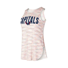 NHL This item will ship within 4 business days. Washington Capitals Concepts Sport Women's Sunray Multicolor Tri-Blend Tank Top