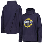 MLB Milwaukee Brewers Levelwear Women's Sunset Farm Team Pullover Sweatshirt