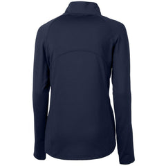 MLB Minnesota Twins Cutter & Buck Women's Adapt Eco Knit Stretch Half-Zip Logo Pullover Top