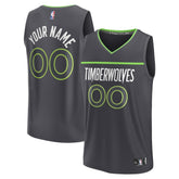 NBA Minnesota Timberwolves Youth Custom Fast Break Jersey