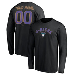 MLB Arizona Diamondbacks Personalized Cooperstown Collection Winning Streak Long Sleeve T-Shirt