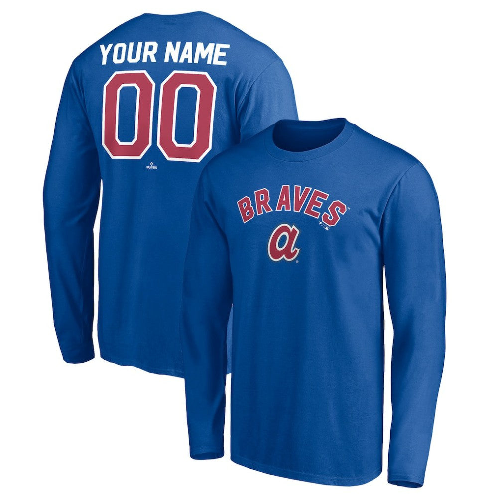 MLB Atlanta Braves Personalized Cooperstown Collection Winning Streak Long Sleeve T-Shirt