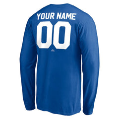MLB Los Angeles Dodgers Personalized Cooperstown Collection Winning Streak Long Sleeve T-Shirt