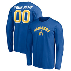 MLB Seattle Mariners Personalized Cooperstown Collection Winning Streak Long Sleeve T-Shirt