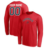 MLB St. Louis Cardinals Personalized Cooperstown Collection Winning Streak Long Sleeve T-Shirt