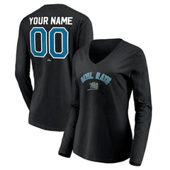 MLB Tampa Bay Rays Women's Cooperstown Collection Personalized Winning Streak Long Sleeve V-Neck T-Shirt