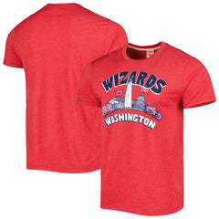 NBA Washington Wizards Homage Unisex Hometown Hyper Local Tri-Blend T-Shirt