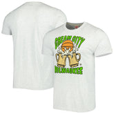 NBA Milwaukee Bucks Homage Unisex Hometown Hyper Local Tri-Blend T-Shirt
