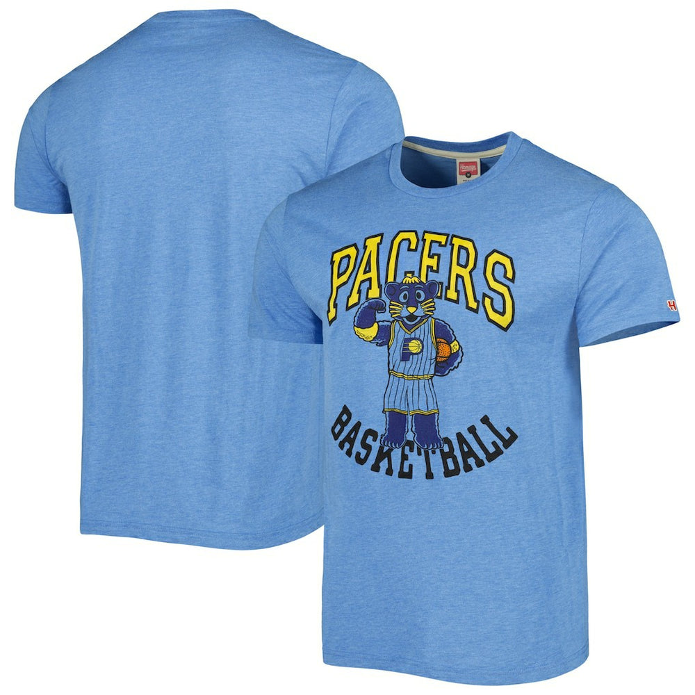 NBA Indiana Pacers Homage Unisex Team Mascot Tri-Blend T-Shirt