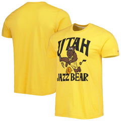 NBA Utah Jazz Homage Unisex Team Mascot Tri-Blend T-Shirt