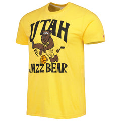 NBA Utah Jazz Homage Unisex Team Mascot Tri-Blend T-Shirt