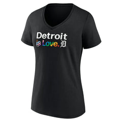 MLB Detroit Tigers Women's City Pride V-Neck T-Shirt