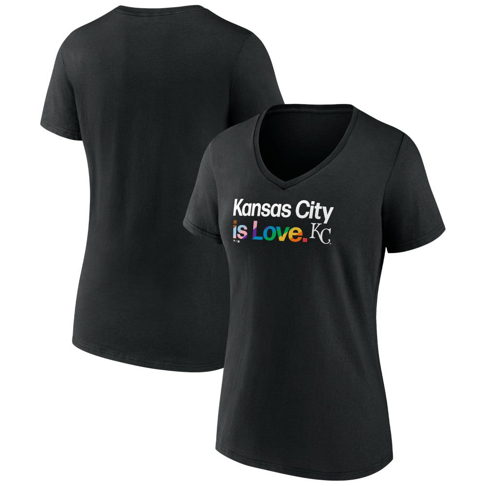 MLB Kansas City Royals Women's City Pride V-Neck T-Shirt
