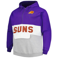 NBA Phoenix Suns Big & Tall Anorak Half-Zip Hoodie