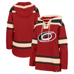 NHL Red Carolina Hurricanes '47 Women's Superior Lacer Pullover Hoodie