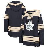 NHL Navy Toronto Maple Leafs '47 Women's Superior Lacer Pullover Hoodie