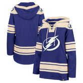 NHL Blue Tampa Bay Lightning '47 Women's Superior Lacer Pullover Hoodie