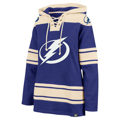 NHL Blue Tampa Bay Lightning '47 Women's Superior Lacer Pullover Hoodie