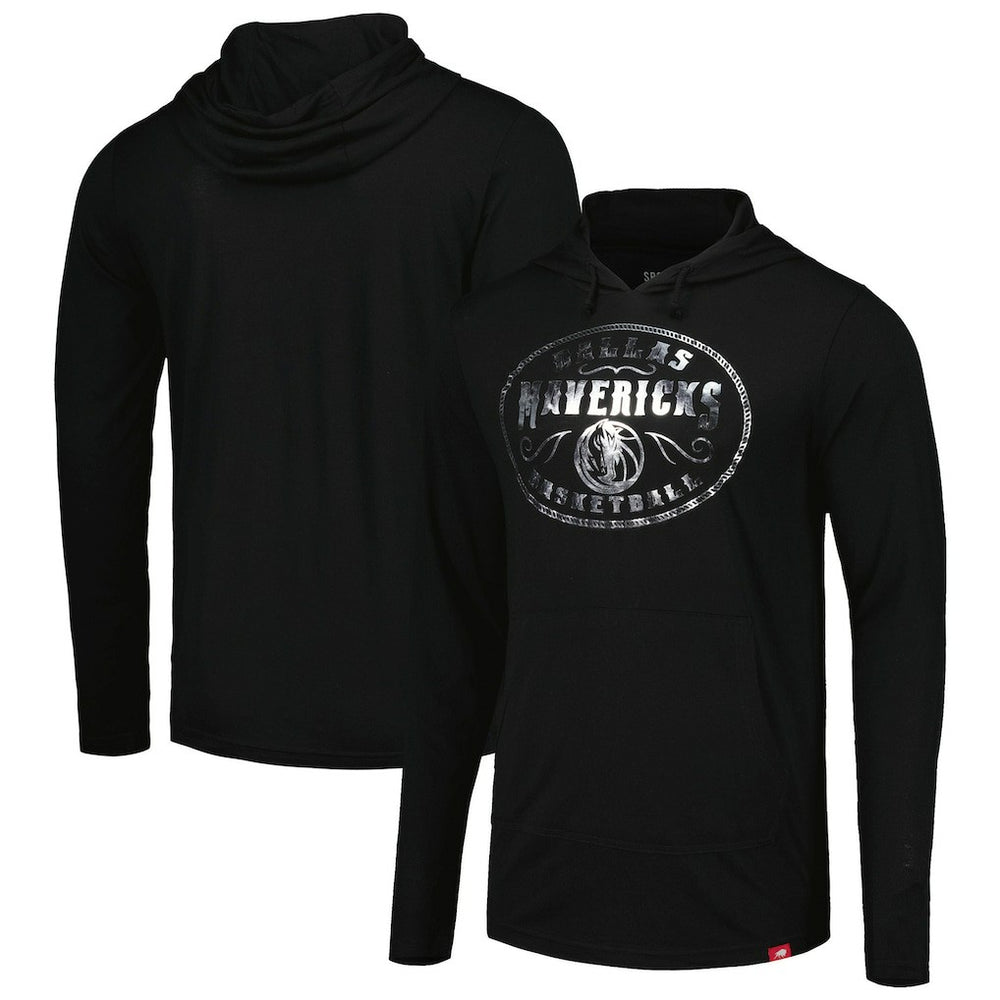 NBA Dallas Mavericks Sportiqe Unisex Rowan Tri-Blend Long Sleeve Hoodie T-Shirt sale