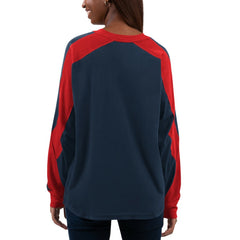 MLB Boston Red Sox G-III 4Her by Carl Banks Women's Smash Raglan Long Sleeve T-Shirt