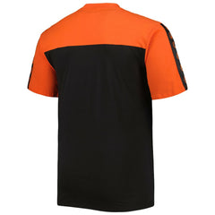 MLB Baltimore Orioles Big & Tall Yoke Knit T-Shirt - Orange/Black