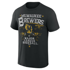 MLB Milwaukee Brewers Darius Rucker Collection by Fanatics Beach Splatter T-Shirt