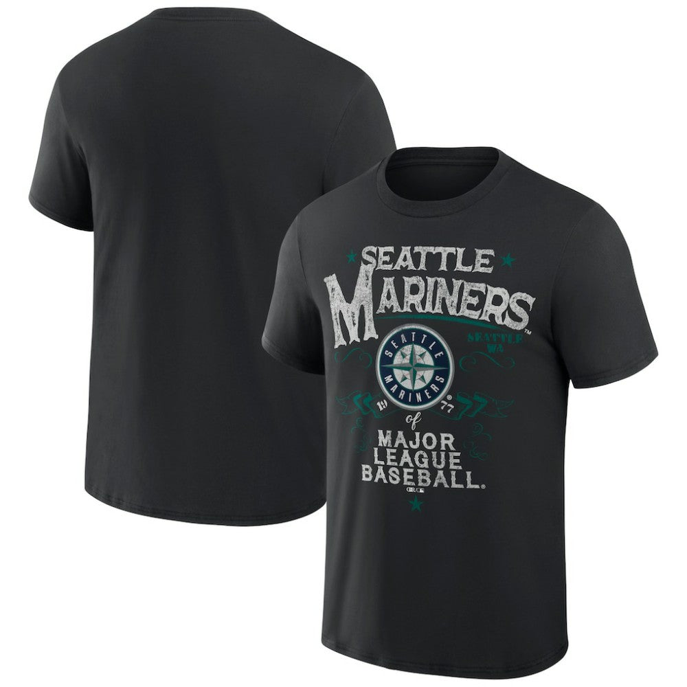 MLB Seattle Mariners Darius Rucker Collection by Fanatics Beach Splatter T-Shirt