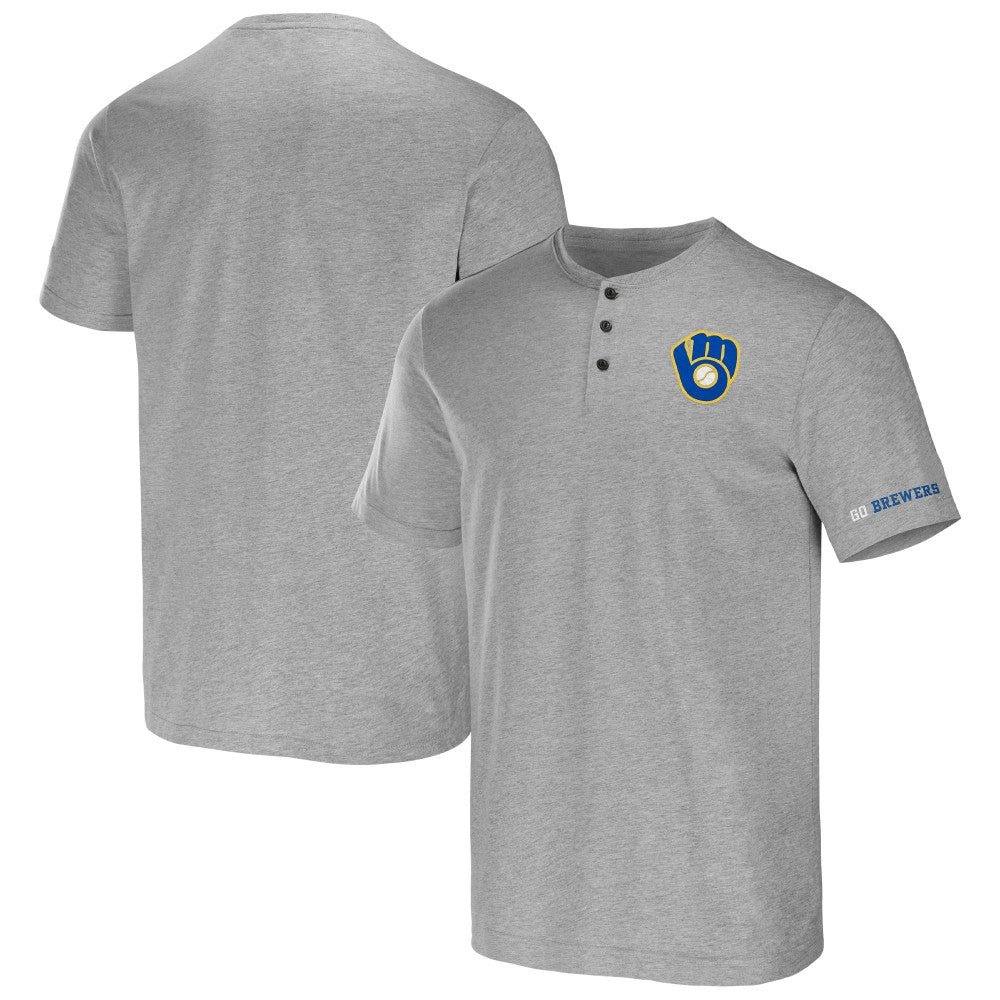 MLB Milwaukee Brewers Darius Rucker Collection by Fanatics Henley T-Shirt
