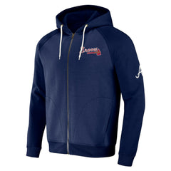 MLB Atlanta Braves Darius Rucker Collection by Fanatics Raglan Full-Zip Hoodie