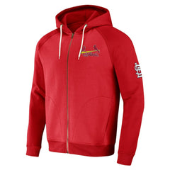 MLB St. Louis Cardinals Darius Rucker Collection by Fanatics Raglan Full-Zip Hoodie