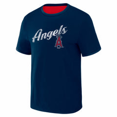 MLB Los Angeles Angels Darius Rucker Collection by Fanatics Two-Way Ringer Reversible T-Shirt