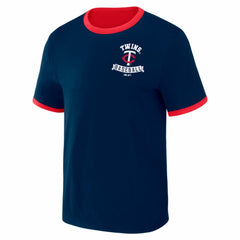 MLB Minnesota Twins Darius Rucker Collection by Fanatics Two-Way Ringer Reversible T-Shirt