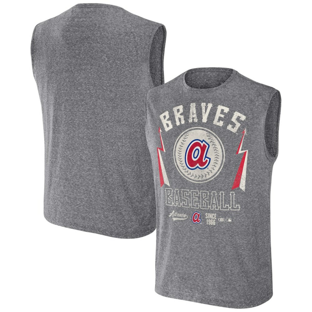 MLB Atlanta Braves Darius Rucker Collection by Fanatics Relaxed-Fit Muscle Tank Top