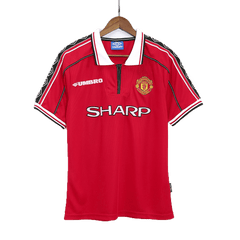 Beckham #7 Retro Manchester United Home Jersey 1999/00